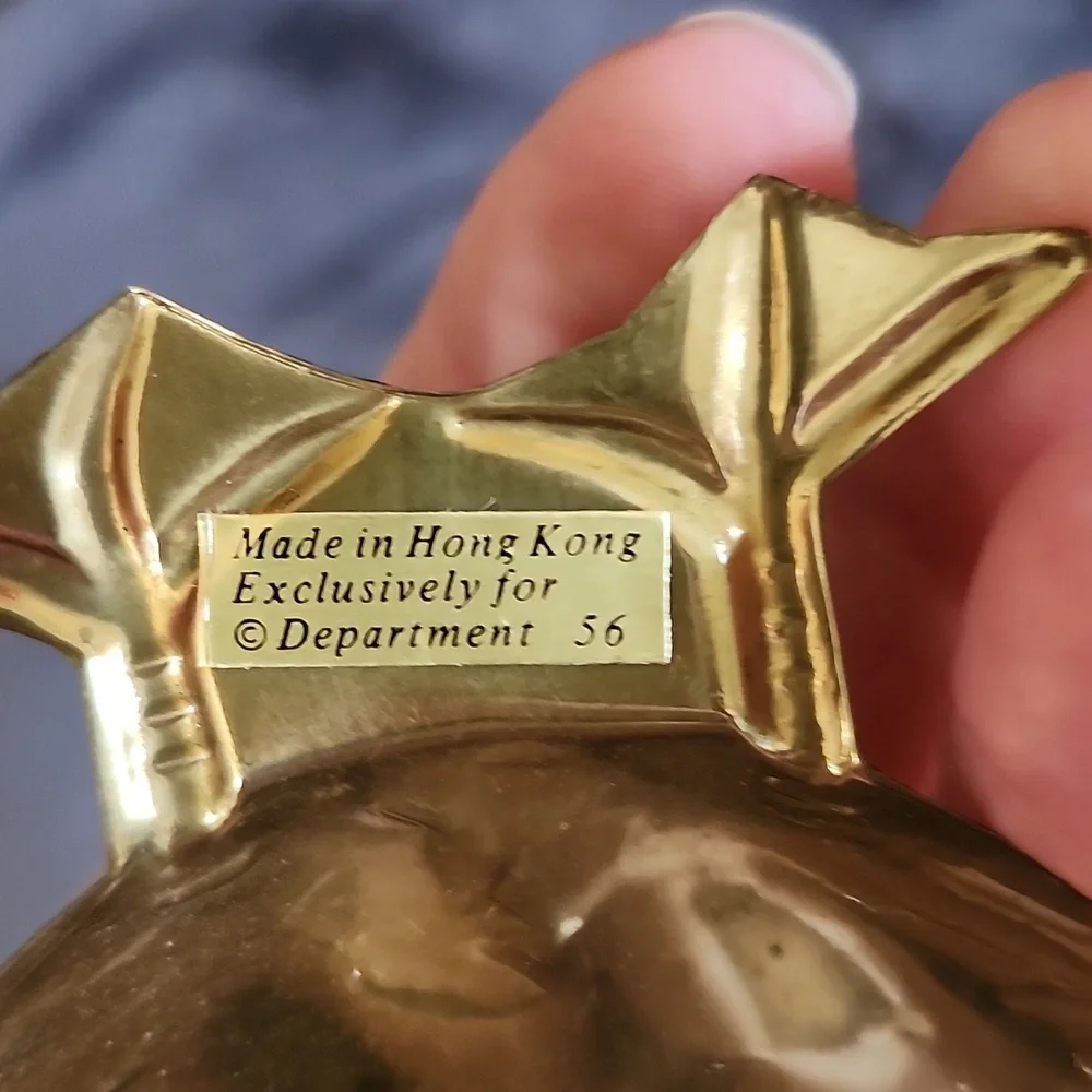 Department 56 Made in Hong Kong Golden Goose Ornament
